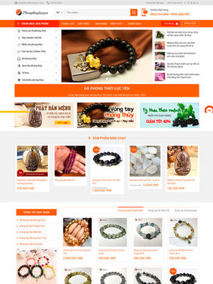 Mẫu web bán đồ trang sức