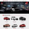 Mẫu web bán xe Mitsubishi