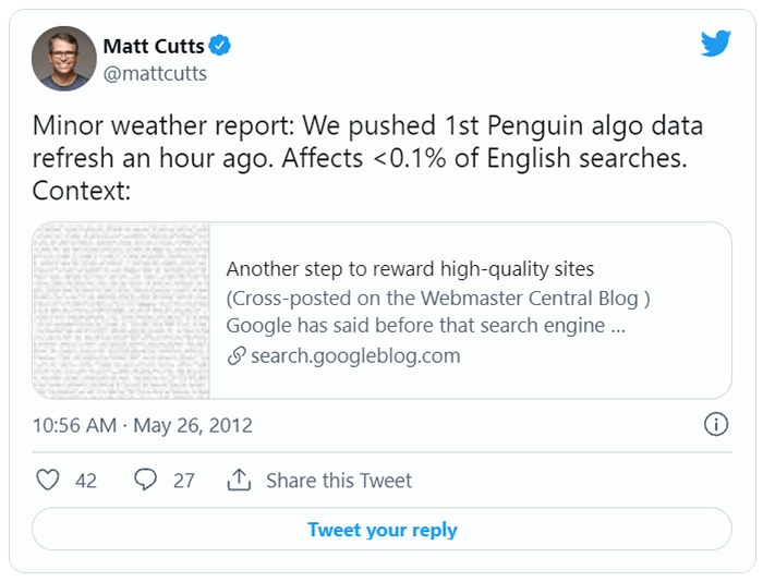 Thông tin từ Matt Cutts 1