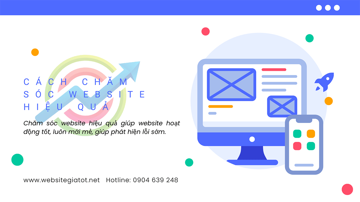 cách chăm sóc website hiệu quả