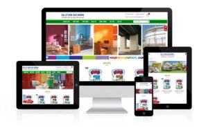 thiết kế website bán sơn