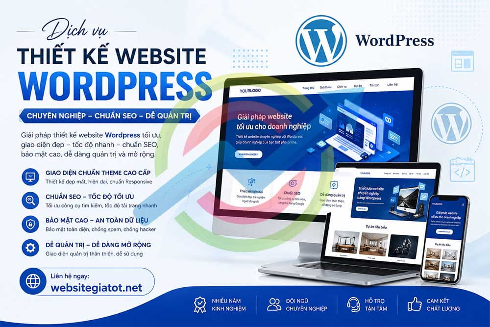 dịch vụ thiết kế website wordpress
