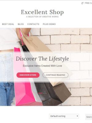 Template bán hàng miễn phí Excellent