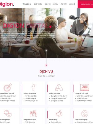 Theme wordpress dịch vụ agency