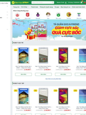 Theme wordpress bách hóa