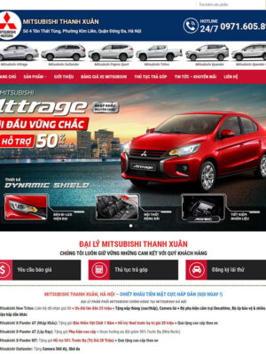 Theme wordpress bán xe