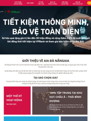Theme wordpress giới thiệu bảo hiểm AIA