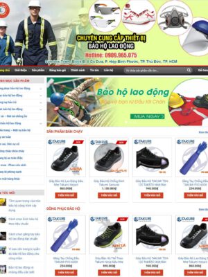 Theme wordpress bán đồ bảo hộ lao động