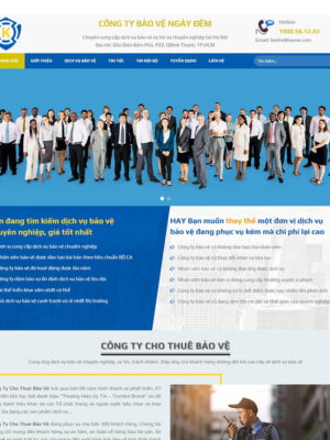 Theme wordpress công ty bảo vệ 02