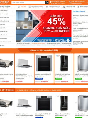Theme wordpress bán bếp từ