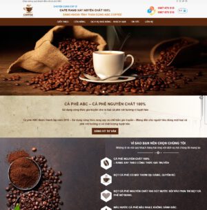 Theme wordpress bán cà phê