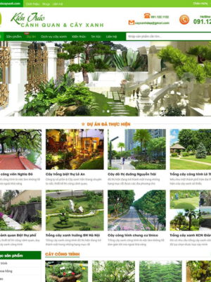 theme wordpress bán cây xanh