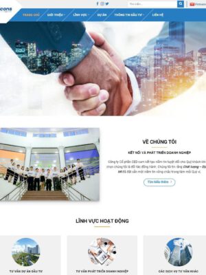 Theme wordpress giới thiệu công ty 01