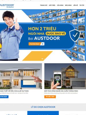 theme wordpress bán cửa cuốn