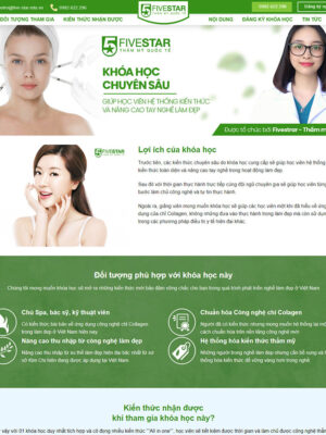 Theme wordpress flatsome dạy thẩm mỹ