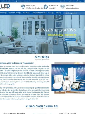 Theme wordpress bán đèn led