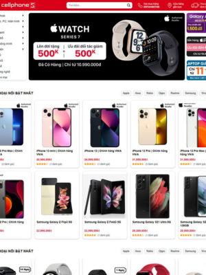Mẫu theme wordpress bán điện thoại 05 - Cellphone