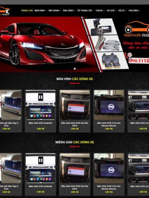 theme wordpress bán đồ chơi xe