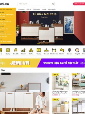 Theme wordpress flatsome bán đồ gỗ