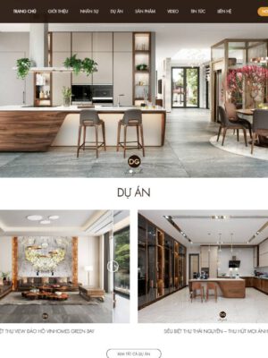 Theme wordpress nội thất đồng gia