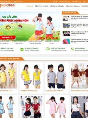 theme wordpress bán quần áo