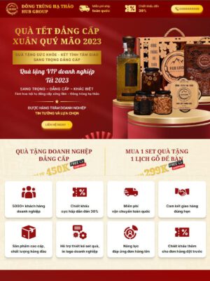 Theme wordpress bán đông trùng hạ thảo