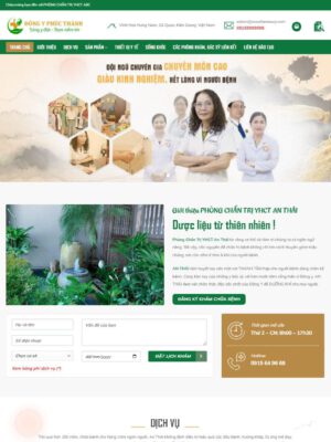 Theme wordpress cơ sở đông y , y học cổ truyền, thuốc dân tộc
