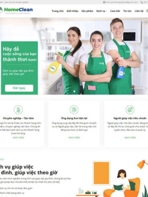 Theme Wordpress dịch vụ dọn nhà