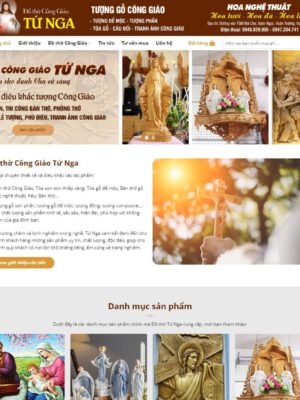 Theme wordpress đồ thờ công giáo