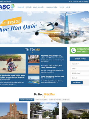 Theme wordpress flatsome du học
