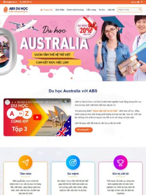 Theme wordpress du học 01