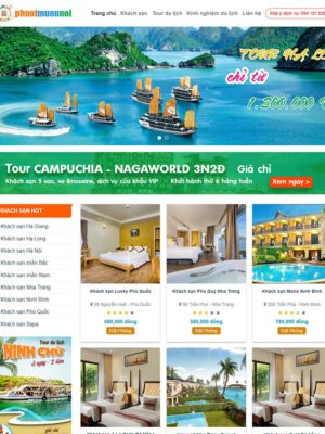 Theme wordpress du lịch 02