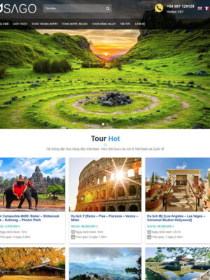 Theme wordpress flatsome du lịch 05