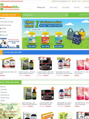 Theme wordpress công ty dược phẩm
