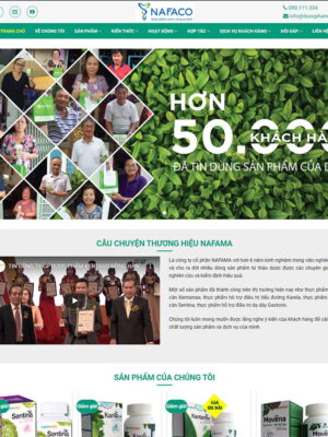 Theme wordpress thực phẩm chức năng