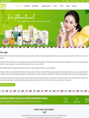 Theme wordpress bán dược phẩm và mỹ phẩm 04