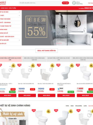 Theme wordpress bán bồn cầu