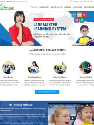 Theme wordpress trung tâm anh ngữ