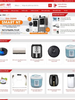 Theme wordpress bán đồ gia dụng 01