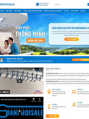 Theme wordpress bán giàn phơi