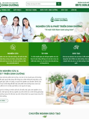 Theme wordpress giới thiệu 02 - giới thiệu viện nghiên cứu