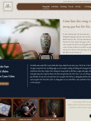 Theme wordpress bán gốm sứ