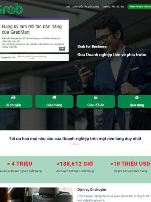 Theme wordpress landing page grab