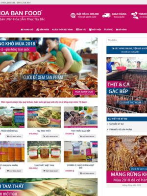 theme wordpress đặc sản