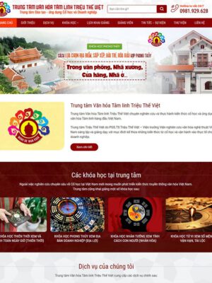 theme wordpress phong thủy
