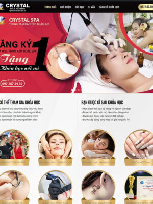 Theme wordpress flatsome khóa học phun xăm