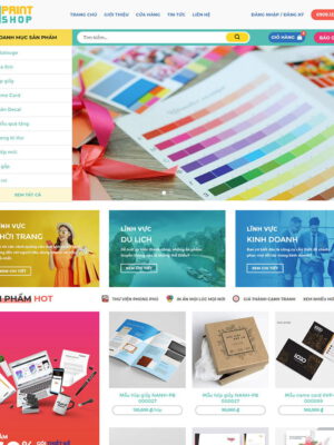 Theme wordpress dịch vụ in ấn 01