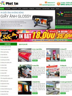 theme wordpress in bạt