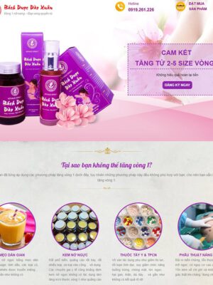 theme wordpress kem nở ngực