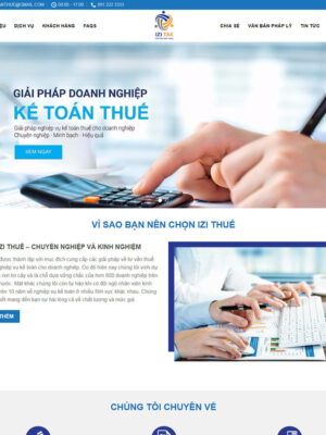 theme wordpress dịch vụ kế toán